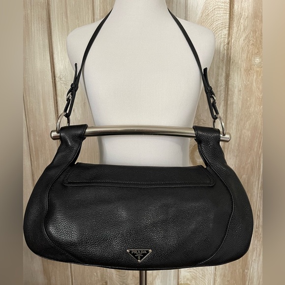 Prada Handbags - Prada Vitello Daino Bar Handle Bag